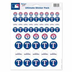 Texas Rangers - 8.5x11 Sticker Sheet