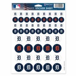 Detroit Tigers - 8.5x11 Sticker Sheet