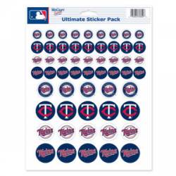 Minnesota Twins - 8.5x11 Sticker Sheet
