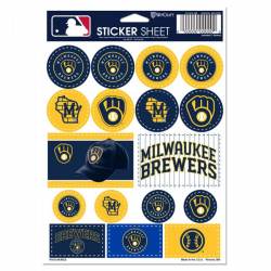 Milwaukee Brewers - 5x7 Sticker Sheet