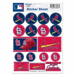  Vintage St. Louis Baseball Skyline Cardinal Retro Sticker  Vinyl Bumper Sticker 6 Mil Thick - Size 5