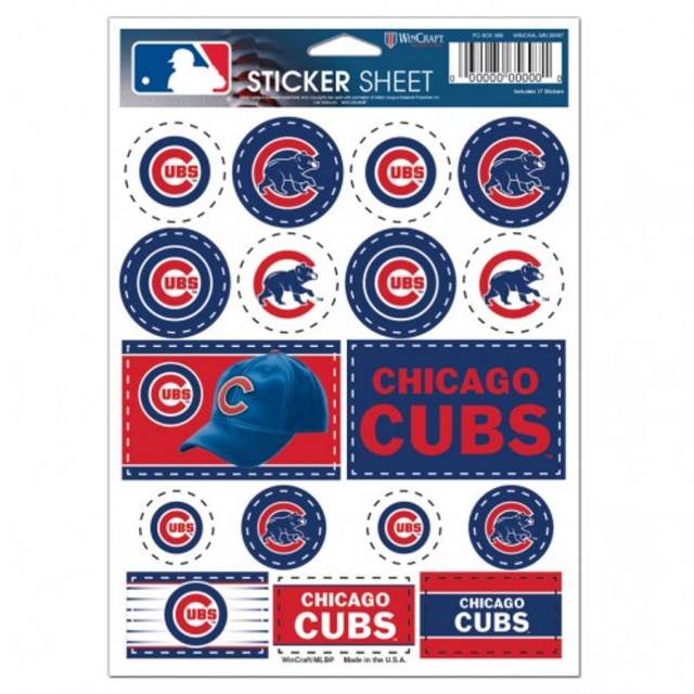 Chicago Cubs 1979-1993 Retro Logo - Static Cling at Sticker Shoppe