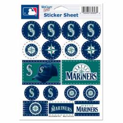Seattle Mariners - 5x7 Sticker Sheet