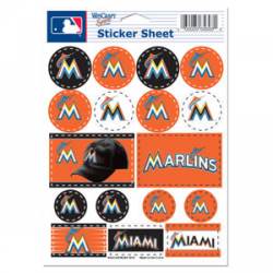 Florida Miami Marlins Retro Cooperstown Logo - 8x8 Full Color Die Cut Decal  at Sticker Shoppe