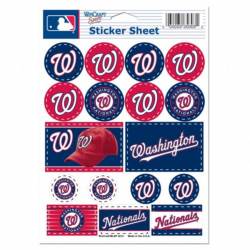 Washington Nationals - 5x7 Sticker Sheet