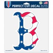 Boston Red Sox Stars & Stripes - 8x8 Full Color Die Cut Decal