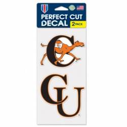 Campbell University Fighting Camels - Set of Two 4x4 Die Cut Decals