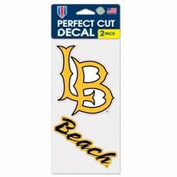 California State University Long Beach 49ers - Set of Two 4x4 Die Cut Decals