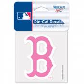 Boston Red Sox Pink - 4x4 Die Cut Decal