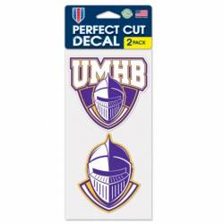 University of Mary Hardin-Baylor Crusaders - Set of Two 4x4 Die Cut Decals