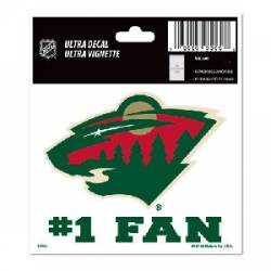 Minnesota Wild #1 Fan - 3x4 Ultra Decal