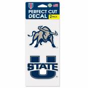 Utah State University Aggies - Set of Two 4x4 Die Cut Decals