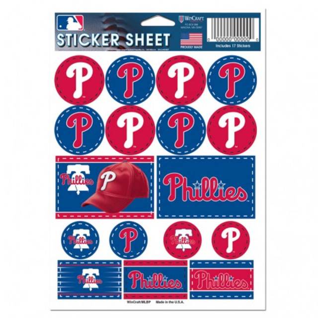Phillies Phanatic Sticker, Philadelphia Phillies Phanatic Face Sticker