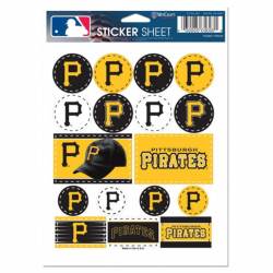 Pittsburgh Pirates - 5x7 Sticker Sheet