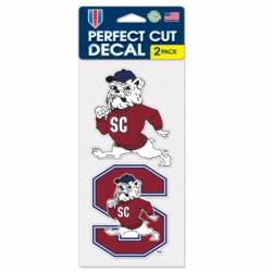 South Carolina State University Bulldogs - Set of Two 4x4 Die Cut Decals