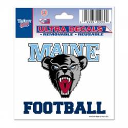 University Of Maine Black Bears Football - 3x4 Ultra Decal