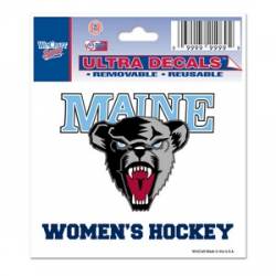 University Of Maine Black Bears Women's Hockey - 3x4 Ultra Decal