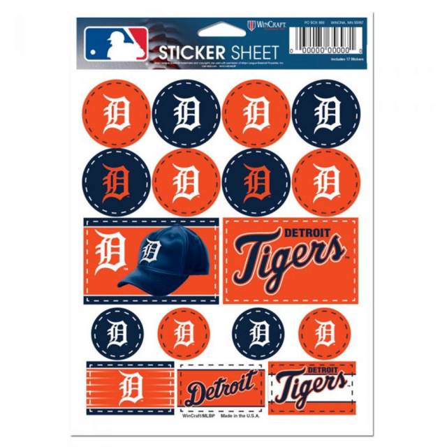 Wincraft MLB Detroit Tigers Die-Cut Team Logo Decal - White