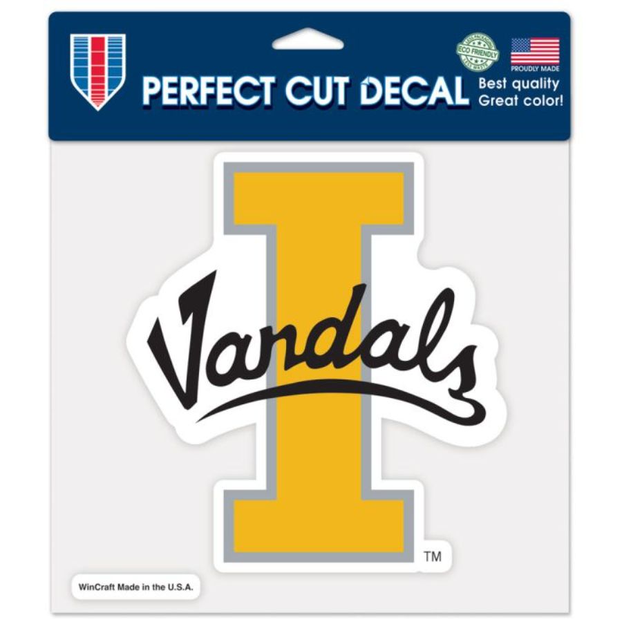 University Of Idaho Vandals - 8x8 Full Color Die Cut Decal at Sticker ...