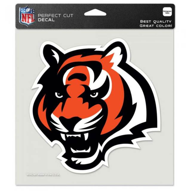 Cincinnati Bengals 8x8 Die Cut Decal