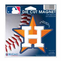 Houston Astros Logo - 4.5" Die Cut Logo Magnet