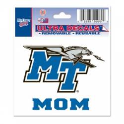 Middle Tennessee State University Blue Raiders Mom - 3x4 Ultra Decal
