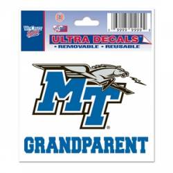 Middle Tennessee State University Blue Raiders Grandparent - 3x4 Ultra Decal