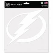 Tampa Bay Lightning - 8x8 White Die Cut Decal