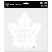 Toronto Maple Leafs - 8x8 White Die Cut Decal