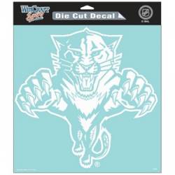 Florida Panthers - 8x8 White Die Cut Decal