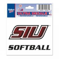 Southern Illinois University Salukis Softball - 3x4 Ultra Decal