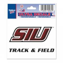 Southern Illinois University Salukis Track & Field - 3x4 Ultra Decal