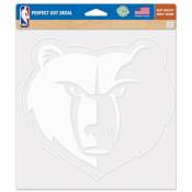 Memphis Grizzlies - 8x8 White Die Cut Decal