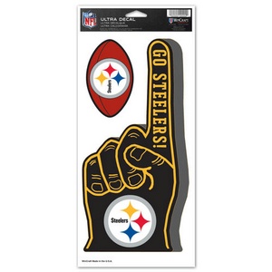 Pittsburgh Steelers Breast Cancer Ribbon Ultra Decal