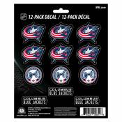 Columbus Blue Jackets - Set Of 12 Sticker Sheet