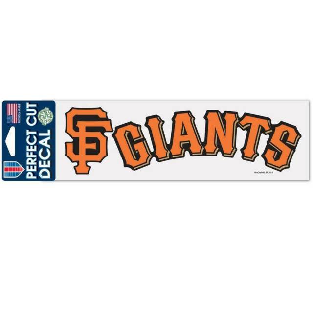 San Francisco Giants Script Logo - 3x10 Die Cut Decal at Sticker