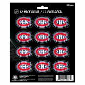 Montreal Canadiens - Set Of 12 Sticker Sheet