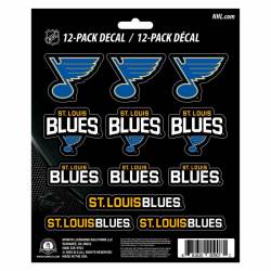 St Louis Blues - Set Of 12 Sticker Sheet