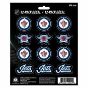 Winnipeg Jets - Set Of 12 Sticker Sheet