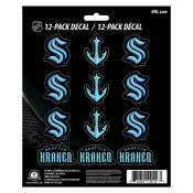 Seattle Kraken - Set Of 12 Sticker Sheet