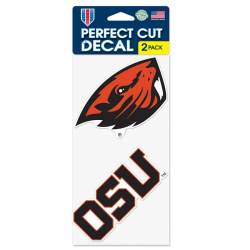Oregon State University Beavers - Set of Two 4x4 Die Cut Decals