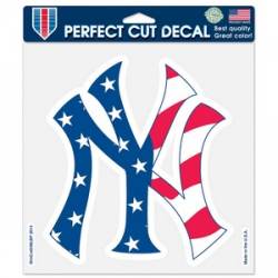 New York Yankees Stars & Stripes - 8x8 Full Color Die Cut Decal