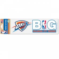 Big Oklahoma City Thunder NBA - 3x10 Die Cut Decal
