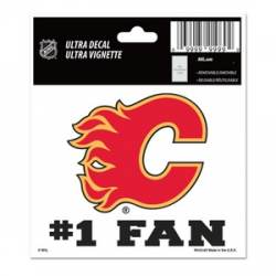 Calgary Flames #1 Fan - 3x4 Ultra Decal