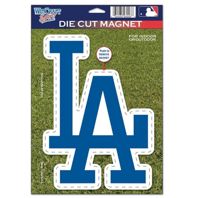 Los Angeles Dodgers Decal 8x8 Die Cut Color