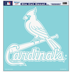 St. Louis Cardinals - 18x18 White Die Cut Decal at Sticker Shoppe