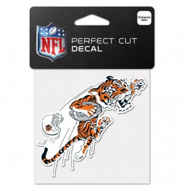 Cincinnati Bengals Retro Logo - 4x4 Die Cut Decal at Sticker Shoppe