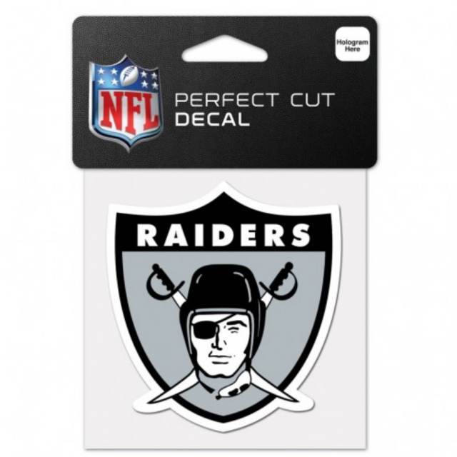 Las Vegas Raiders Die Cut Metallic Sticker