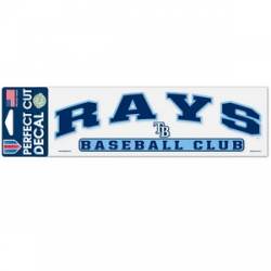 Tampa Bay Rays Baseball Club - 3x10 Die Cut Decal