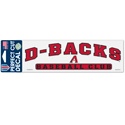 Arizona Diamondbacks Baseball Club - 3x10 Die Cut Decal